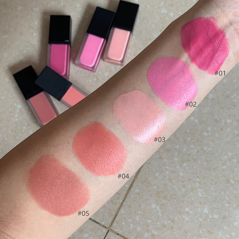 Рекламный крем для макияжа на заказ, румяна, тинт для губ и щек, жидкие румяна с высоким пигментом, фирменная торговая марка, румяна для макияжа