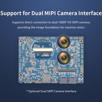 Komputer SBC D-3576 Rockchip RK3576 Video 4K Ethernet 1000M WiFi+BT Ganda, Berbasis Android Ubuntu, Komputasi Tepi AI Komersial Tertanam