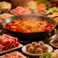 Weixiaoer 500g Huile et assaisonnement authentiques pour fondue chinoise - Saveur traditionnelle du Sichuan/Chongqing pour une fondue riche