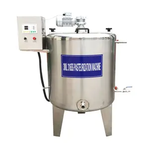 Máquina de pasteurização alta eficiência pequena escala, sorvete, leite, planta, pasteurizador, máquina de processo de leite, pasteurização