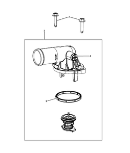 Termostato de Motor Nayson 68253514AA, Compatible con Jeep Grand Cherokee 3.0L 2000-2022 y Conjunto de Carcasa de Termostato 98.C - Product Image 6