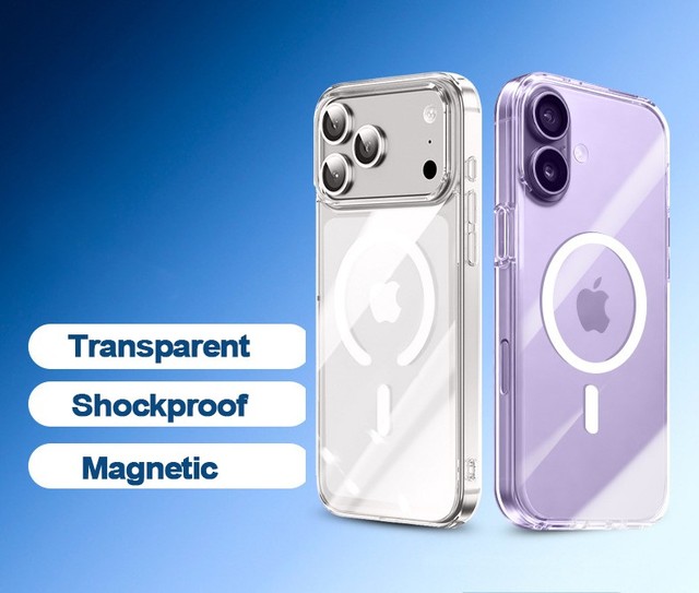 Wireless Charging Clear Mobile Phone Accessories Anti-Scratch Shockproof High Quality Phone Cover for for iPhone 17 Pro Max