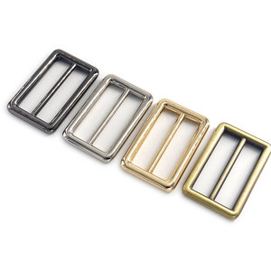 Oferta Caliente: Hebillas Deslizantes Ajustables con Anillo Cuadrado para Cinturones, Herrajes de Cuero, Hebillas Metálicas de Aleación de Zinc, Accesorios - Product Image 2