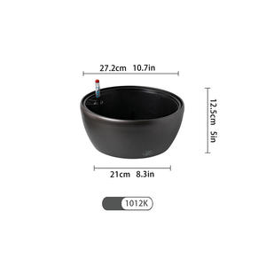 Maceta <span class=keywords><strong>de</strong></span> plástico <span class=keywords><strong>de</strong></span> cerámica imitada PP <span class=keywords><strong>de</strong></span> gran diámetro <span class=keywords><strong>de</strong></span> estilo nórdico <span class=keywords><strong>de</strong></span> alta calidad YIZHITANG para uso doméstico y en el jardín - Product Image 1