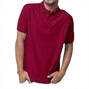 Polo pour homme au design exclusif, manches courtes, 220 g/m², vente en gros, 100 % coton, polo pour homme de haute qualité - Product Image 2