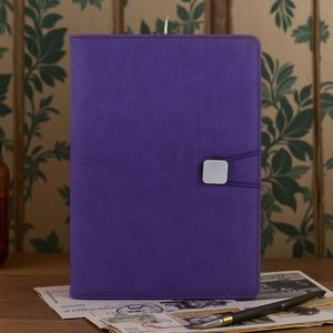 Customisable Hardcover Notebook for Boys Personalised Business Gift New Design PU Leather Material Elastic Strap Spiral Binding - Product Image 4