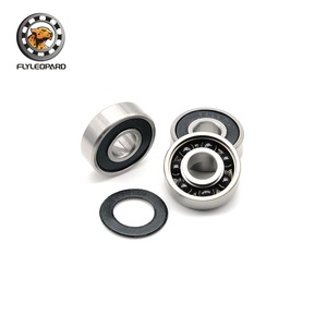 Roulement à billes à gorge profonde en acier inoxydable Flyleopard S608 2RS 8x22x7mm, résistant à la corrosion, métrique P0 C0 - Product Image 1