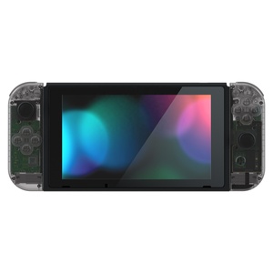 EXtremeRate DIY Replacement Full Shell for Nintendo <b>Switch</b> - Clear Black Custom Housing <b>Case</b> for NS - Product Image 3