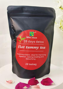 Vente en gros meilleur thé ventre plat naturel rapide fort perdre du poids thé amincissant brûlure ventre 28 jours détox au moringa - Product Image 2