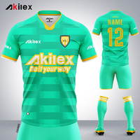 Akilex Bestseller Männer Custom Sublimation Fußball trikot Atmungsaktive Fußball kleidung Quick Dry Soccer Kits