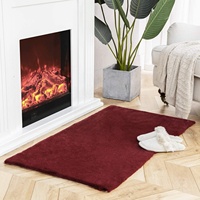 Tapis de salon moderne et durable, très vendu en Chine, grand tapis moelleux en fausse fourrure de lapin
