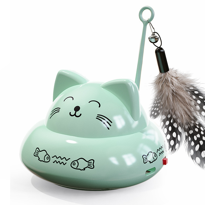Smart Cat Toy Spinner (Green)