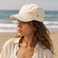 Casquette de camping légère en nylon à 5 panneaux avec séchage rapide pour la randonnée en plein air
