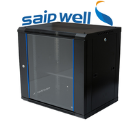 Saipwell, fabricant professionnel de systèmes de centres de données, rack de serveur en acier laminé à froid 9U, armoire métallique