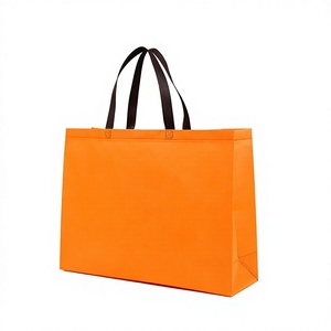 Recycled Letter Pattern <b>Foldable</b> Reusable Non Woven Handled Shoulder Closure Medium <b>Shopping</b> <b>Bag</b> for Supermarket SH Brand Daily - Product Image 1