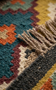Southwestern Tribal <b>Runner</b> <b>Rug</b> | Handwoven Wool Jute Geometric Boho Carpet <b>for</b> Farmhouse Hallway Entryway Bedroom Room Decor - Product Image 4