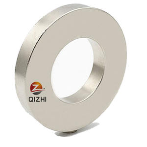 고출력 강한 대형 빅 마그네틱 링 D100 N45 N52 방사형 직경 영구 자화 네오디뮴 링 자석 - Product Image 6