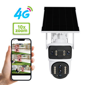 Caméra de sécurité extérieure solaire 4G BP15 <span class=keywords><strong>DL</strong></span> V380 MAX avec <span class=keywords><strong>zoom</strong></span> 10X, capteur CMOS 6MP, vision nocturne, IP65, vente en gros - Product Image 2