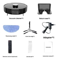Robot de nettoyage laser intelligent trois-en-un avec réservoir d'eau intégré contrôlé électriquement et aspiration connectée à l'application