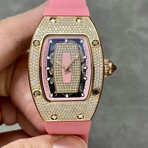 Montre automatique mécanique de luxe pour femme avec design tendance en moissanite et porte-bouteille intégré - Product Image 2