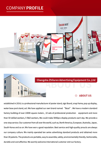 Hiện Đại Ngoài Trời Ánh Sáng Hộp Biển Quảng Cáo Windproof Nhà Hàng Lối Vào Di Động Sáng Hiển Thị Đứng Dọc Sàn-Đứng Kim Loại - Product Image 6