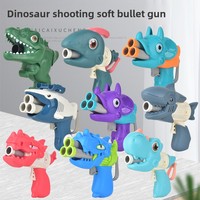 YS TOY Animal de dibujos animados Manual pistola de balas suaves juguete envío gratis ABS plástico pistola de tiro electrónico característica de agua Unisex edades