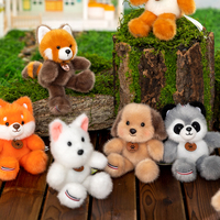 Série Mignonne Petites Amandes : Peluches Animaux Sauvages Ultra Douces en Coton PP, Porte-clés, Cadeau d'Anniversaire, Loutre, Koala, Jouets en Peluche