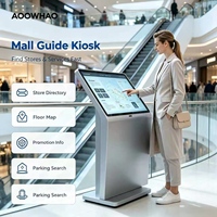 AOOWHAO - Quiosco de Información Interactivo con Pantalla Táctil Capacitiva Digital Inteligente de 19-65 Pulgadas, Horizontal, para Centros Comerciales y Salas de Exposiciones