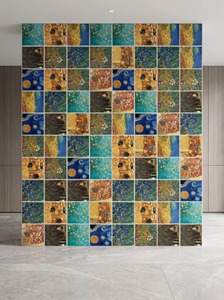 Azulejo Decorativo <span class=keywords><strong>de</strong></span> Cerámica con Estampado Artístico <span class=keywords><strong>de</strong></span> Van Gogh <span class=keywords><strong>y</strong></span> Klimt, Chapado en Oro, para Revestimiento <span class=keywords><strong>de</strong></span> <span class=keywords><strong>Cocina</strong></span> <span class=keywords><strong>y</strong></span> <span class=keywords><strong>Baño</strong></span> - Product Image 3
