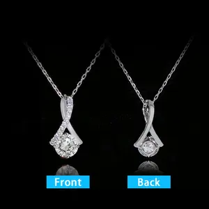 Starsgem Silver necklace ready to ship moissanite necklace factory price necklace