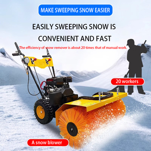 Déneigeuse manuelle à essence pour usage domestique, équipement de déneigement extérieur, pour l'entretien familial - Product Image 4