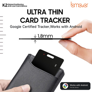 Traceur intelligent ultra-mince 1,8 mm Google Android <span class=keywords><strong>K2</strong></span> pour portefeuille, navigation GPS, localisation de clés et animaux domestiques, anti-perte, sans fil, en plastique - Product Image 2