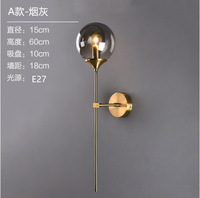 Applique murale LED en verre pour dropshipping Shopify, style nordique créatif, pour chambre, miroir, couloir, mur de fond
