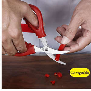 Ciseaux multifonctionnels en acier inoxydable Ciseaux de cuisine pour poissons, crevettes et homards - Product Image 4