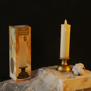 Venta al por mayor: Velas LED de plástico con efecto de llama danzante, las más populares, sin llama, para cenas. - Product Image 6