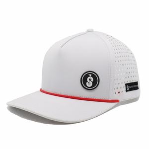 Gorras Personalizadas con Parche de Goma, Corte Láser, Perforadas, con Visera Curva, Gorra Deportiva - Product Image 1