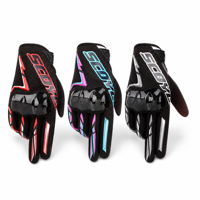 Gants de moto personnalisés antidérapants, respirants et protecteurs, à doigts entiers, pour la conduite en ville, le tourisme et le cyclisme