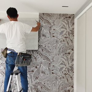 Water-Based <strong>Self</strong>-<strong>Adhesive</strong> <strong>Polyester</strong> Pigment Print Waterproof Art Wallpaper for Interior Design Roll Printable <strong>Canvas</strong> - Product Image 5