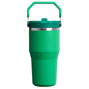 <b>Insulated</b> <b>Mug</b> 20oz 304 Stainless Steel Double Wall Vacuum Travel Cup With Straw Custom Logo - Product Image 4
