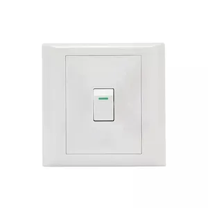 Cambodia wall switch and sockets 1 gang 1 way switch white 86x86mm export items wall outlet JK