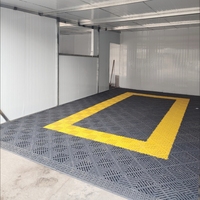 Einfach zu Verlegende 2cm Garage Kunststoff-Bodenplatten Rutschfeste Wasserdichte Langlebige Kunststoffböden für Detailing-Center