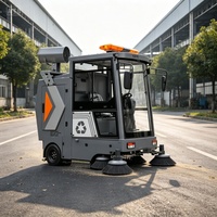 Machine à balayer les rues ZMT E-36 G26, largeur de nettoyage de 2200 mm, système d'aspiration autopropulsé pour le nettoyage des rues urbaines