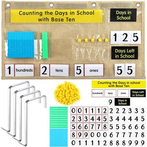 Tabla de Números Decimales para el Regreso a Clases, Material Didáctico para el Aula de Matemáticas con Imanes y Ganchos - Product Image 1
