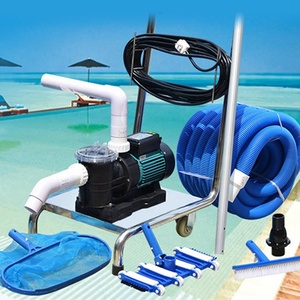 Kit complet d'équipement de nettoyage de <span class=keywords><strong>piscine</strong></span> Fenlin : <span class=keywords><strong>robot</strong></span> et nettoyeur manuel, écologique, bon <span class=keywords><strong>prix</strong></span> pour usage domestique et commercial - Product Image 1