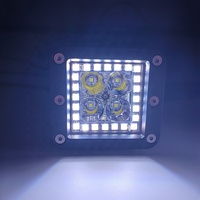Projecteur de travail LED 12V pour véhicules tout-terrain, pods RVB à défilement de couleurs, projecteurs spot contrôlés par application, pods cubiques