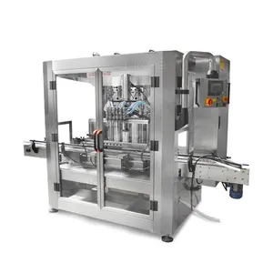 high efficiency PLC touch screen control piston pump filling equipment customized for alcohol-free toner body lotion bottling