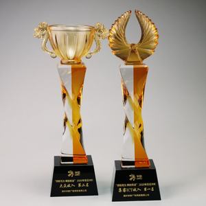 แก้วคริสตัลทรงห้าเหลี่ยมเทียมทำจากคริสตัลของที่ระลึกทำจากแก้วคริสตัลถ้วยรางวัลสั่งทำ - Product Image 1