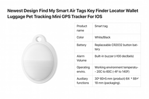 Small Waterproof <b>GPS</b> Dog Pet Tracker Tracking <b>Device</b> Smart Tracuer Locator IOS Compatibility Tags for Kids - Product Image 3