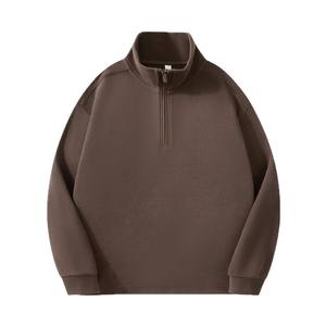 Sudadera con Capucha de Golf Personalizada para Hombre, 100% Algodón, Invierno, Bordada, con Cierre de Cremallera de un Cuarto, Ligera, Atlética, ODM - Product Image 6