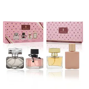 JY950-2 vendite dirette della fabbrica fruttato signore fragranza del profumo mini 4pc set profumi per le donne